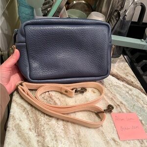 EUC Go Forth Goods Smokey Blue Small Sarah Crossbody Bag